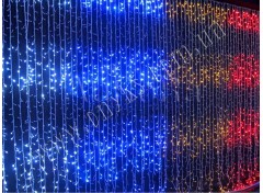 Гирлянда "Водопад" 220V 480pcs (белый провод)
